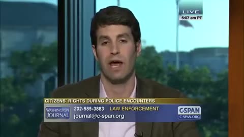 Citizens' Rights During Police Encounters- Steve Silverman on C-SPAN's Washington Journal