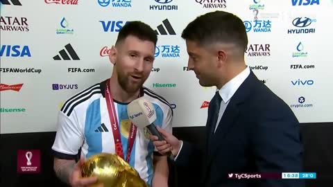 Messi Interview After Winning WORLD CUP Final