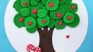 How to make tree | Beautiful Tree making with Clay | Craft Idea | Craft for kids