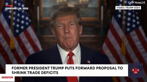 JUST IN: Trump Excoriates Biden For 'Nation-Wrecking Policies,' Pushes New Plan To Cut Trade Deficit