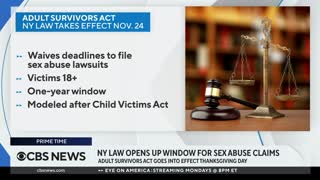 New York law opens up window for sex abuse claims