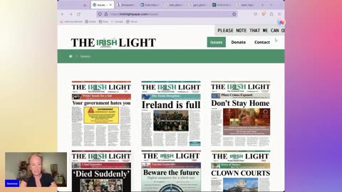 Campaign of Harrassment against the Irish Light (Gemma O'Doherty) 26-05-23