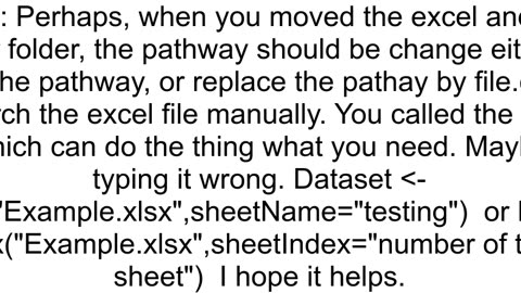 Error could not find function quotread_excelquot using R on Mac