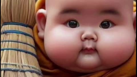 Little Cute Monk l Cut Baby