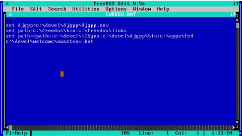 FreeDOS Compiler Script