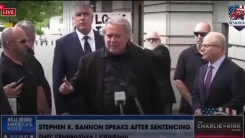 Steve Bannon- There is not a prison built or a jail that will shut me up!