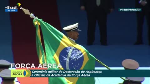 PRESIDENT OF BRAZIL JAIR BOLSONARO ATTENDS THE MILITARY DECLARATION CEREMONY OF ASPIRING OFFICERS OF THE AIR FORCE ACADEMY 12.08.2022