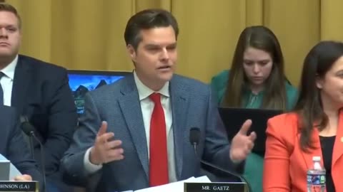 Matt Gaetz Drops Truth Bombs On The Weaponization Of Government Hearing - Election Interference?