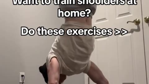 How To Train Shoulders At Home! 😈🦾