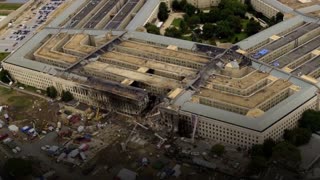 FOOTAGE FROM PENTAGON PARKING CAMERA SHOWS THE MOMENT PENTAGON WAS HIT BY BOEING AA77