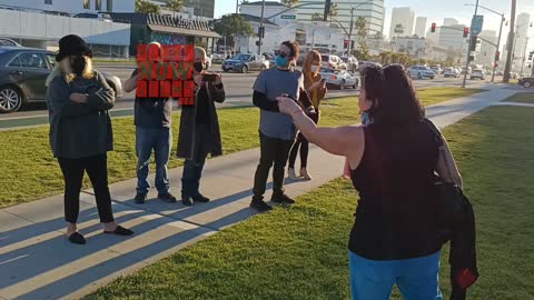 Antifa Crashes January 6th Rally in Beverly Hills, Tries to doxx more patriots
