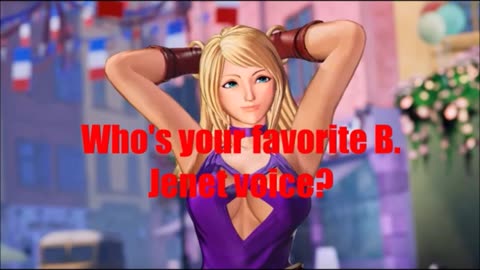 Video Game Voice Comparison- B Jenet (King of Fighters)