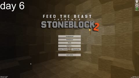 minecraft stoneblock 2 hardcore servivle uncut days (1-6)