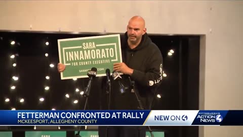 Senator Fetterman Addresses Heckler -- "Jokes On You, I Can't Understand What You're Saying"