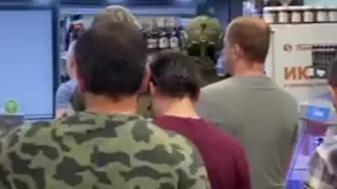 Fighters of the Wagner PMCs were spotted in one of the grocery stores in Rostov-on-Don