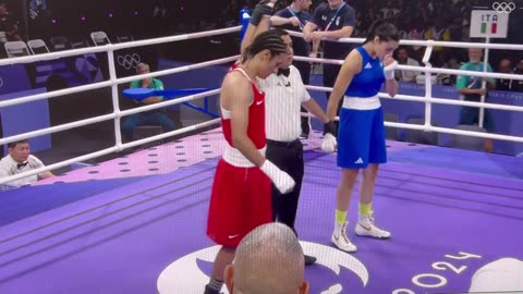 Women's Olympic Boxing Match Ends in 46 Seconds after Male Fighter Brutalizes Female Opponent