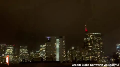 Thunder in the Windy City! Lighting Hits Willis Tower In Chicago