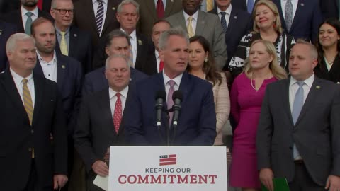 Speaker McCarthy praises GOP's 100 days majority