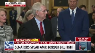 BREAKING: Mitch McConnell retreats, says the Senate's border deal is dead on arrival