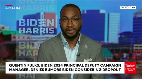 BREAKING NEWS- Top Biden Campaign Official Denies Rumor Biden Is Considering Dropping 2024 Bid