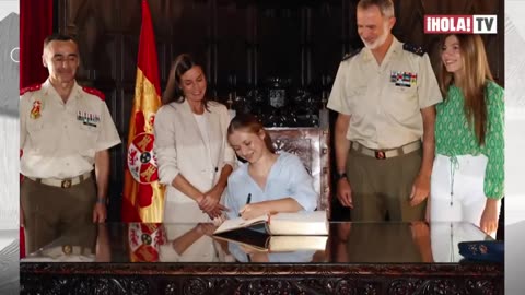 La princesa de Asturias ingresa a la Academia Militar de Zaragoza