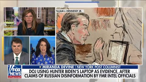 Miranda Devine talks about DOJ using Hunter Biden's laptop as evidence.