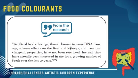 61 of 63 - Food Colourants - Health Challenges Autistic Children Experience