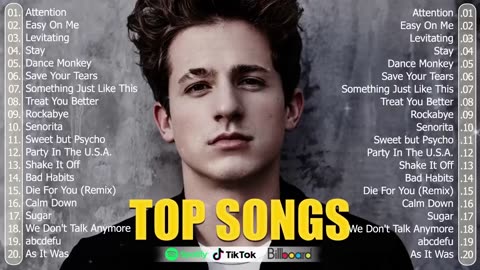 Billboard Top Songs 2023💥Charlie Puth, Adele, Miley Cyrus, Maroon 5, Ed Sheeran