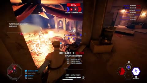 SWBF2: Instant Action Mission (Attack) Rebel Alliance Jabba Palace Gameplay