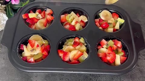 Only Fruits! This spring's most popular dessert in 5 minutes! simple and tasty