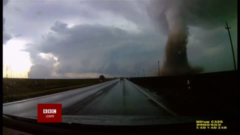 Weather Events 2019 - Tornado lands (Romania) - BBC News - 1st May 2019