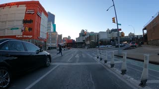 Driving Around Thru 01-26-2022 NYC New York Northern Boulevard BLVD Queens 4K