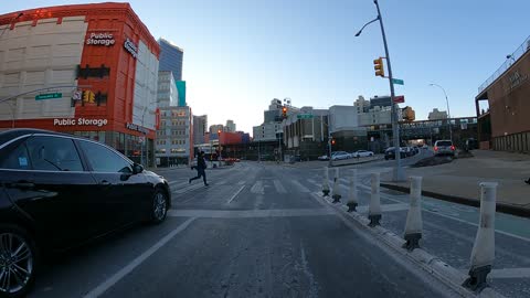 Driving Around Thru 01-26-2022 NYC New York Northern Boulevard BLVD Queens 4K