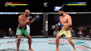 EA SPORTS UFC 5- Kamaru Usman vs Khamzat Chimaev Gameplay- BLOODY FIGHT!!