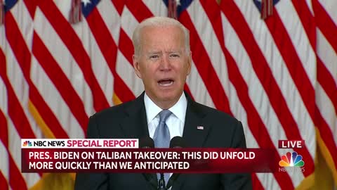 Biden: I Stand By My Decision To Withdraw From Afghanistan
