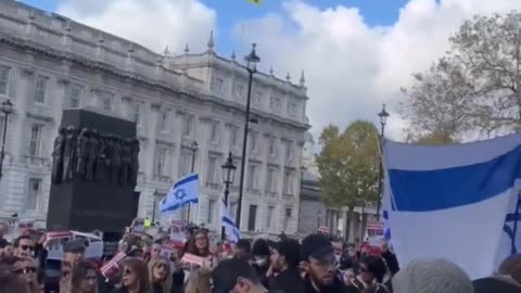 WATCH: Large Israel Rally. Notice Something… Zero Arrests. Zero Fights. Zero Vandalism