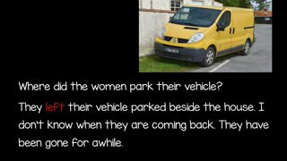 Where did the women park