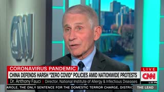 Fauci on China’s lockdowns: "If the purpose is 'let’s get all the people vaccinated, particularly the elderly,' then okay for a temporary period of time to do that."