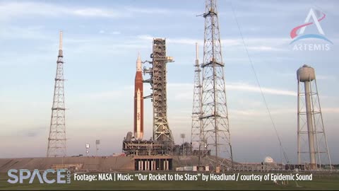 Time-Lapse Of NASA's Artemis 1 Moon Rocket Landing At Launch Pad 39B