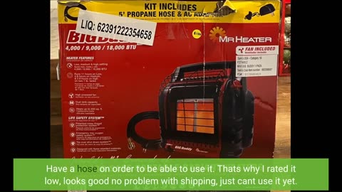 Mr. #Heater MH11BFLEX Portable #Propane #Heater red-Overview