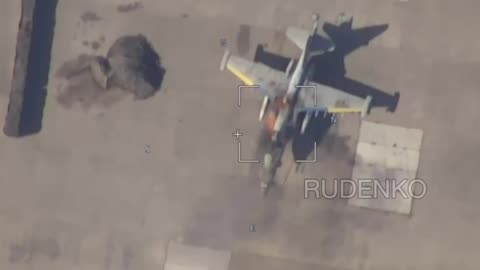 The modernized Lancet UAV hit and destroyed SU-25 of the AFU.