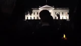 The Jesus movement is REAL! The Lord's prayer infront of the white house🙏 🤲