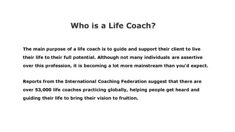 How to become a life coach in USA