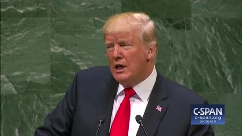 Sept. 2018. President Trump addresses U.N. General Assembly
