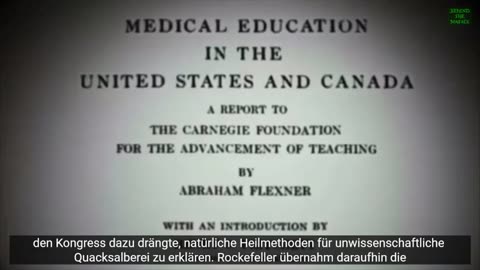 John D. Rockefeller ist der Gründer der heutigen Medizin (English 1913 Deutsche Untertitel)