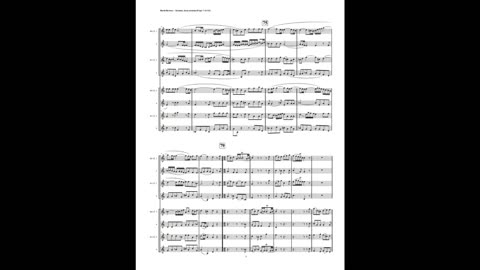 J.S. Bach – Motet: “Komm, Jesu, komm”, (Double Clarinet Choir)