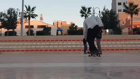 Backside heelflip