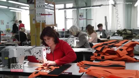 Ukraine Factory Makes Bulletproof Vest for Children