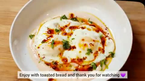 Turkish Eggs Breakfast Recipe | Only 2 Main Ingredients |