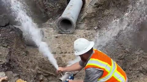 High Pressure water main repair, Viral